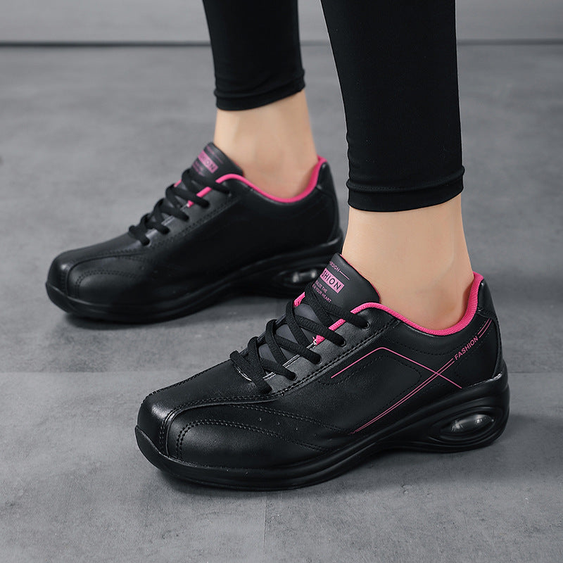 Tenis ortopédicos casuales con plataforma y cordones