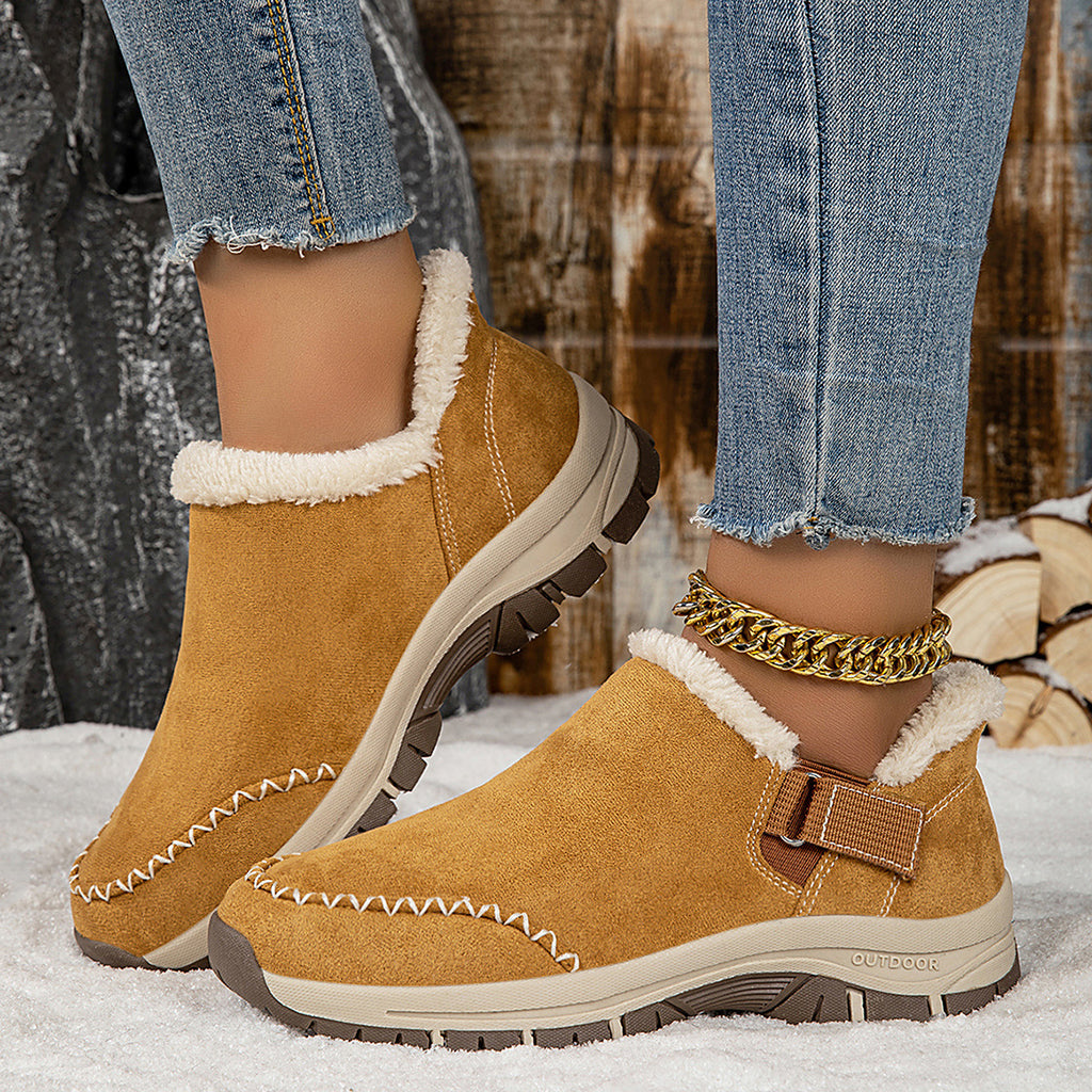 Zapatos ortopédicos térmicos con forro de felpa