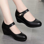 Zapatos de piel de suela blanda de alta calidad