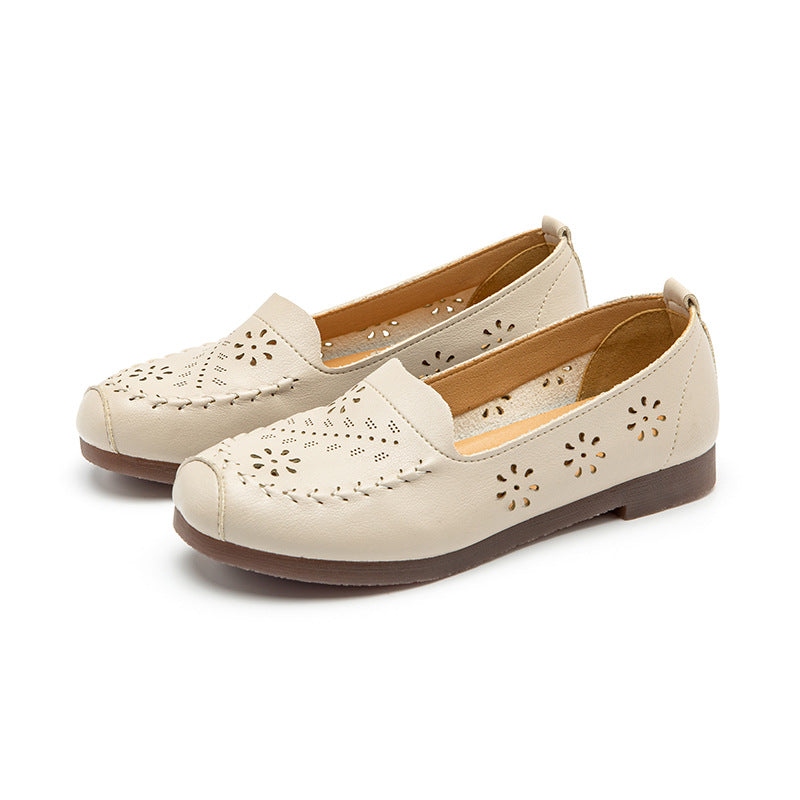 Zapatos casuales de piel genuina ligeros