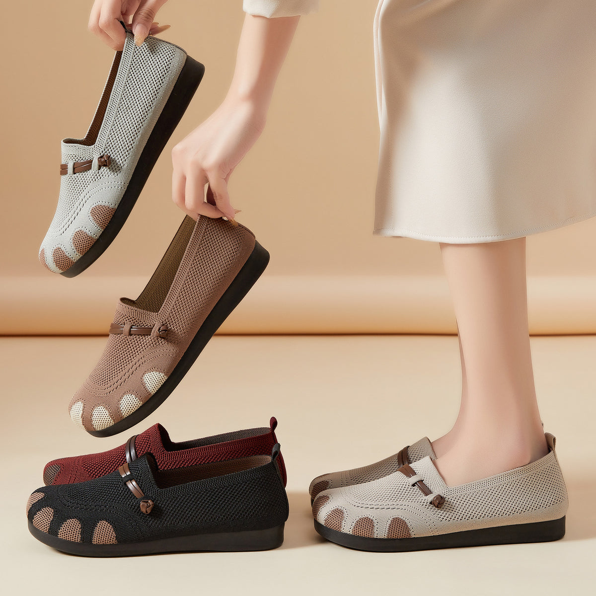 Zapatos casuales cómodos para mujer