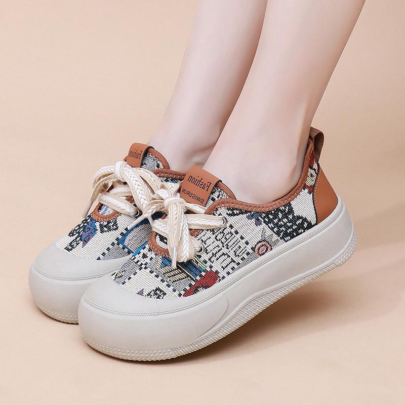 Zapatos casuales de plataforma para mujer