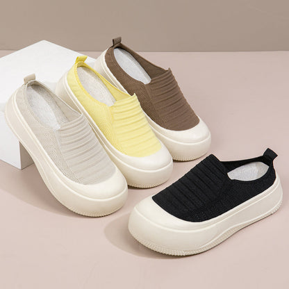 Sandalias de plataforma de malla