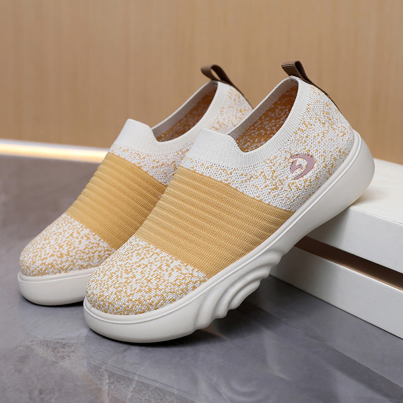 Nuevos zapatos de plataforma sin cordones