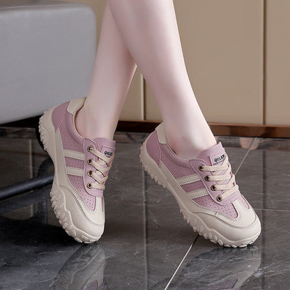 Zapatillas con cordones para mujer