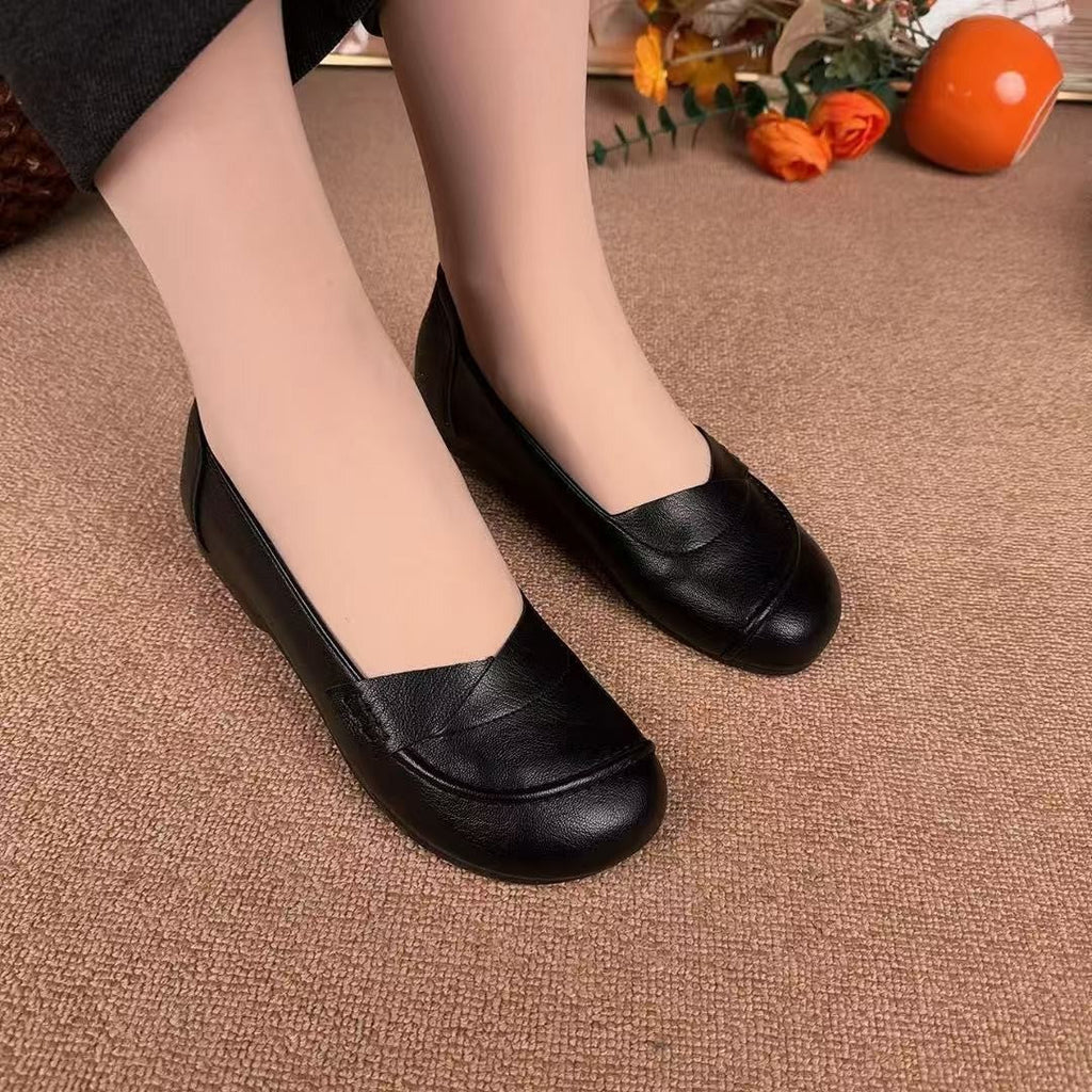 Zapatos ortopédicos de piel cruzada
