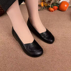 Zapatos ortopédicos de piel cruzada
