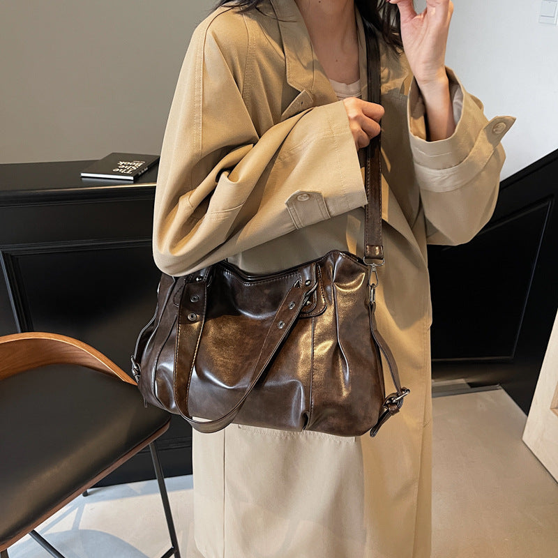 Bolso Negro Grande para Mujer Elegante y Moderno