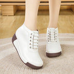 Zapatos de cuero femenino de alta gama 2025