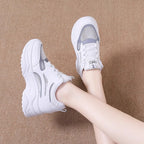 Tenis ortopédicos casuales de malla con elevación