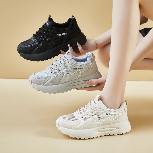 Zapatillas deportivas casuales de malla transpirable