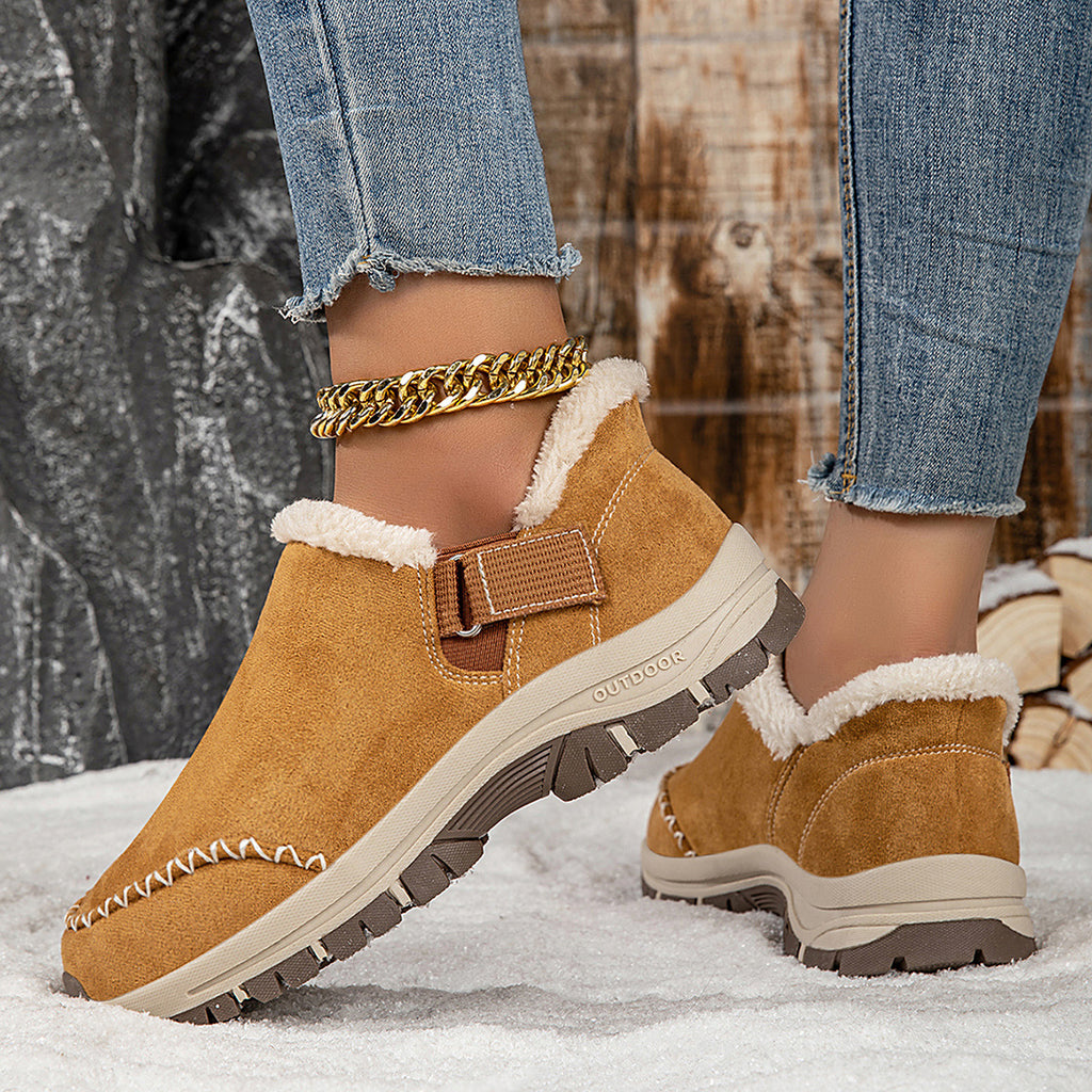 Zapatos ortopédicos térmicos con forro de felpa