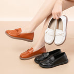 Zapatos de cuero cómodos y transpirables