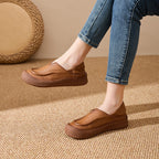 Zapatos casuales de cuero 100% genuino