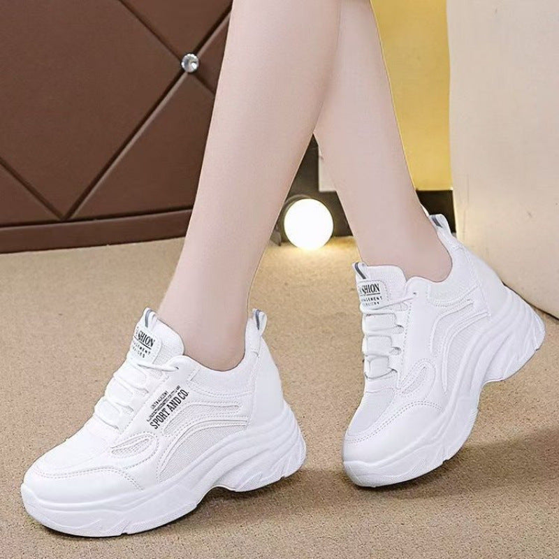 Tenis ortopédicos casuales de malla con elevación