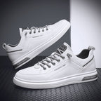 Zapatillas planas blancas para hombre