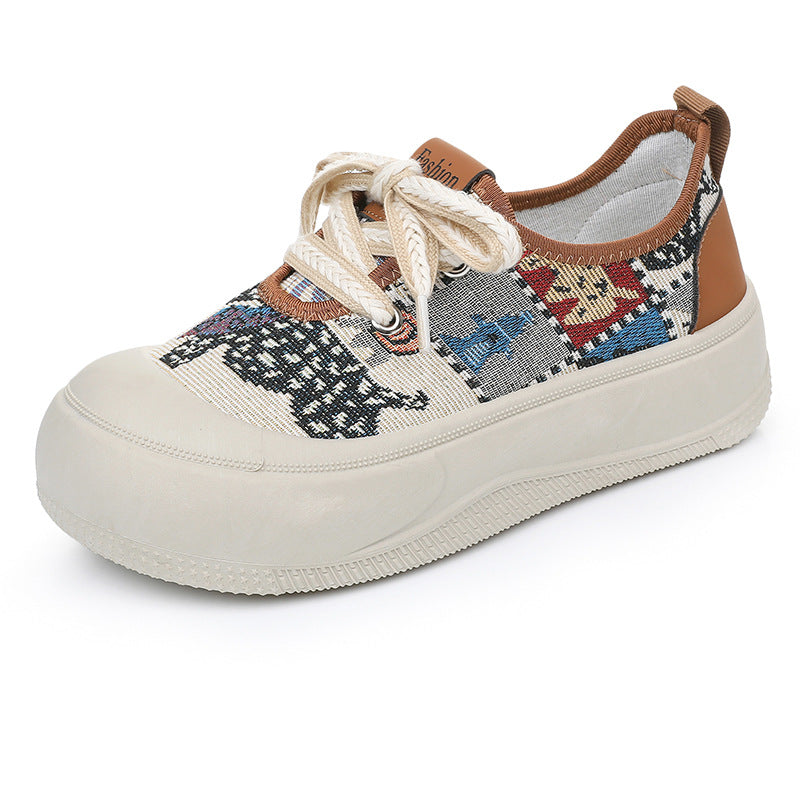 Zapatos casuales de plataforma para mujer