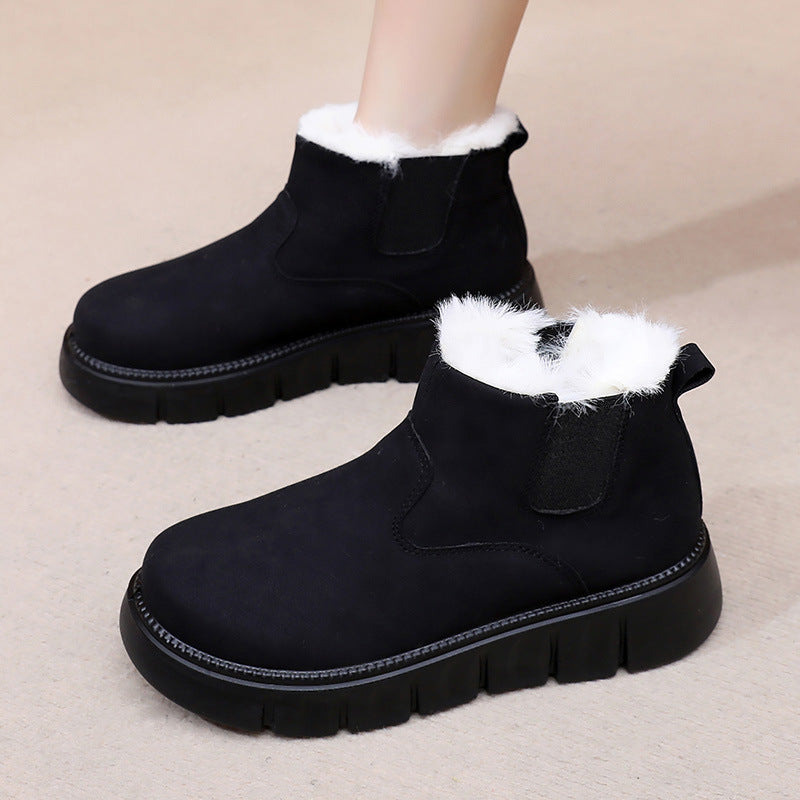 Botas cálidas y engrosadas con forro polar