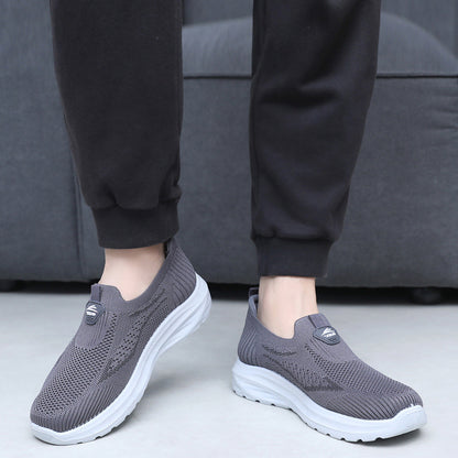 Zapatos para caminar transpirables Flyknit para hombre