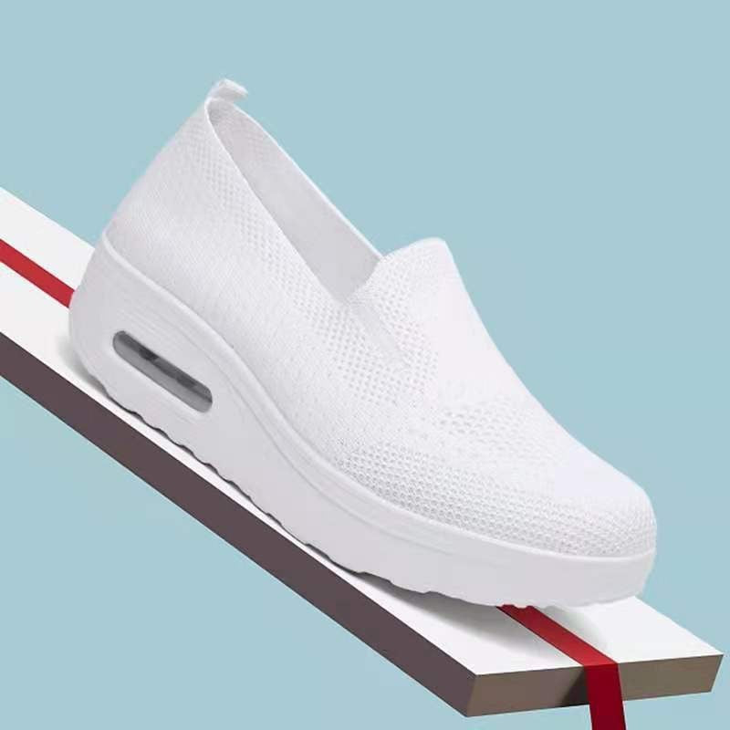 Zapatos de malla transpirable de color sólido 2025