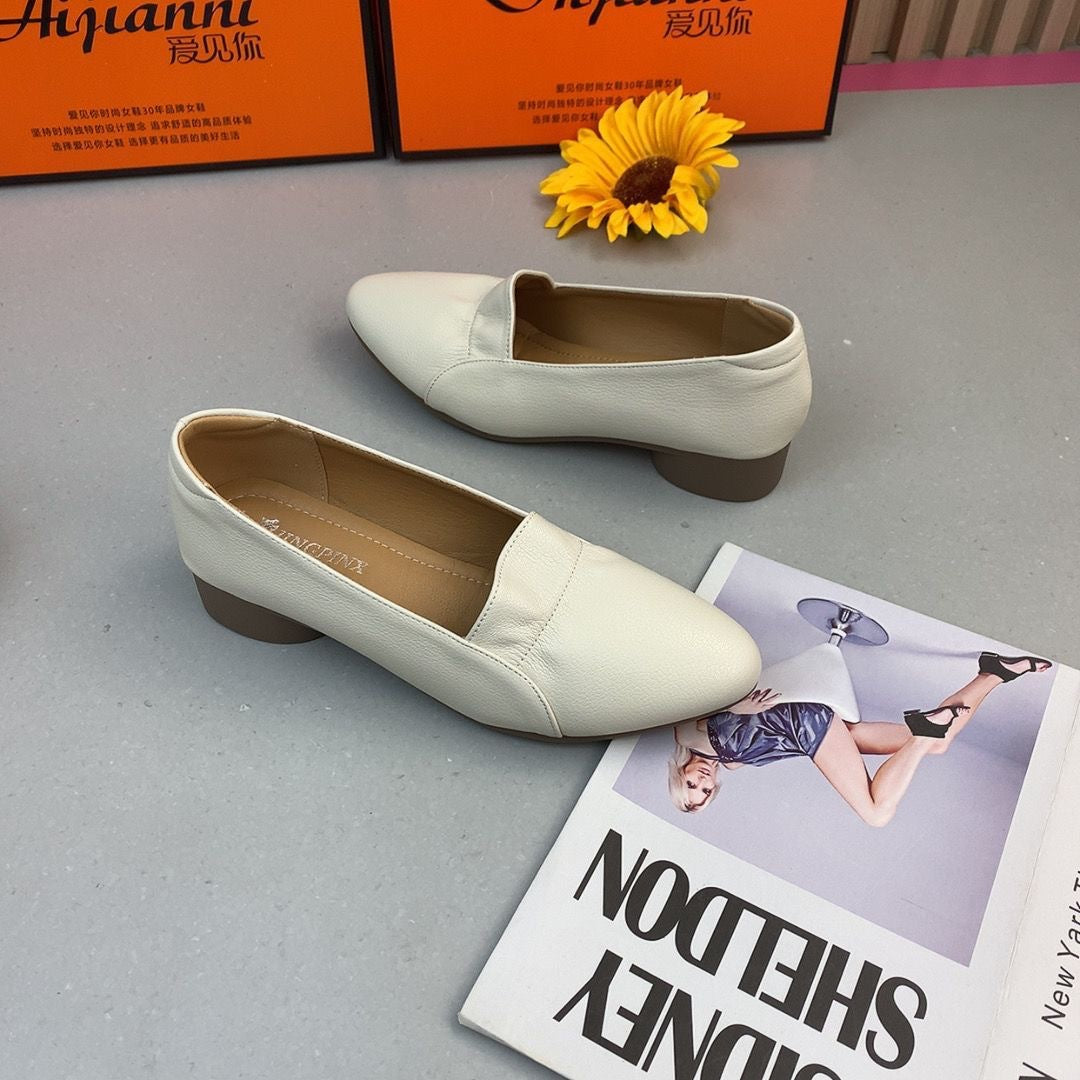 Zapatos clásicos de piel con punta