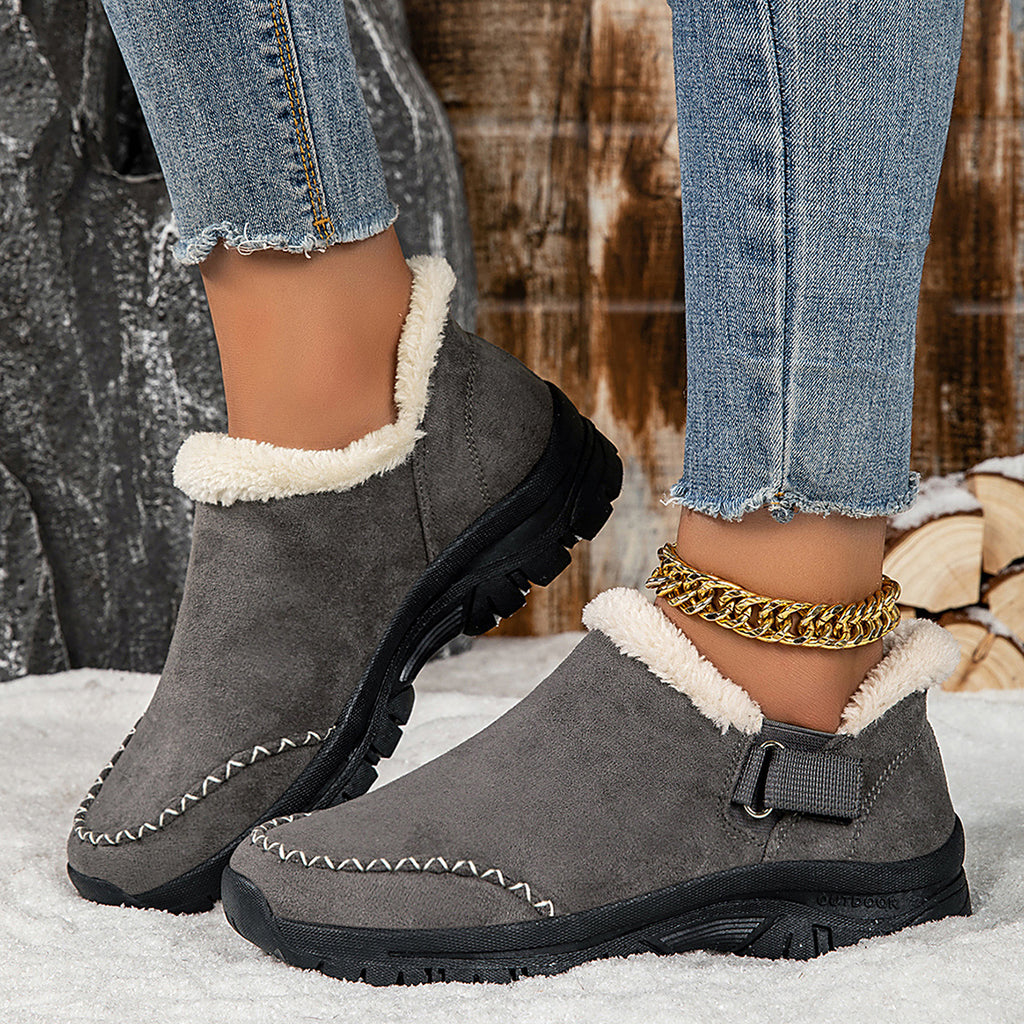 Zapatos ortopédicos térmicos con forro de felpa