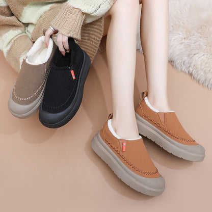 Botas de nieve antideslizantes de suela blanda