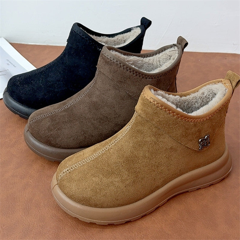 Botines de Dama Afelpados y Cómodos para Invierno