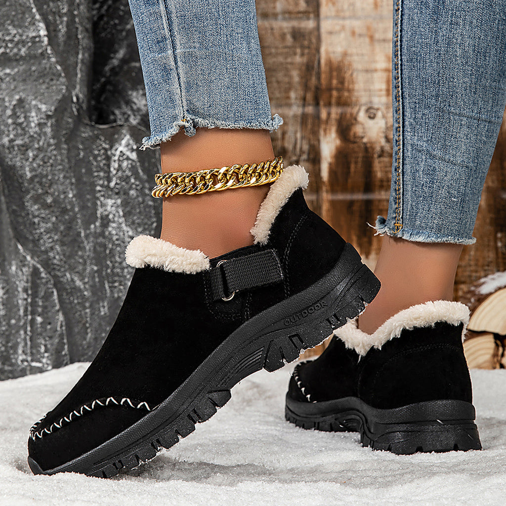 Zapatos ortopédicos térmicos con forro de felpa