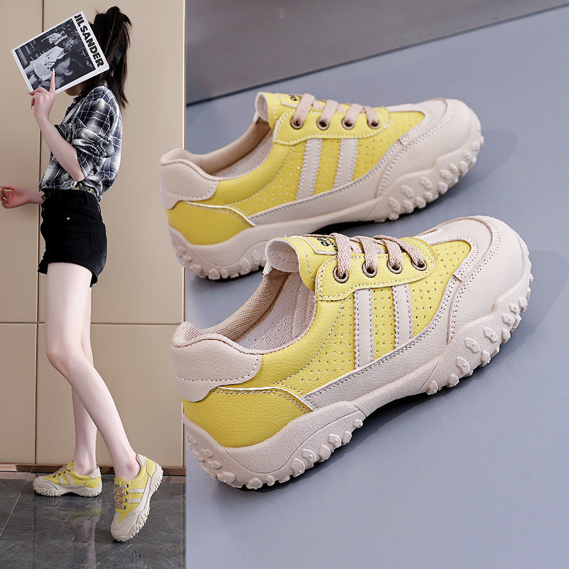 Zapatillas con cordones para mujer