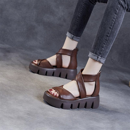 Zapatos de plataforma retro