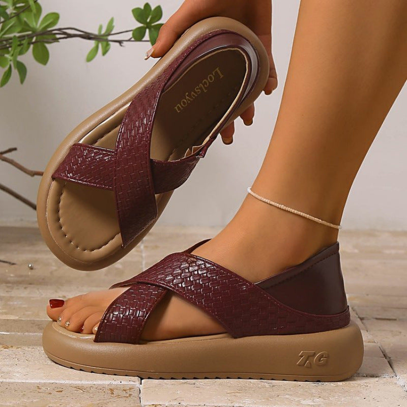 Sandalias de plataforma versátiles