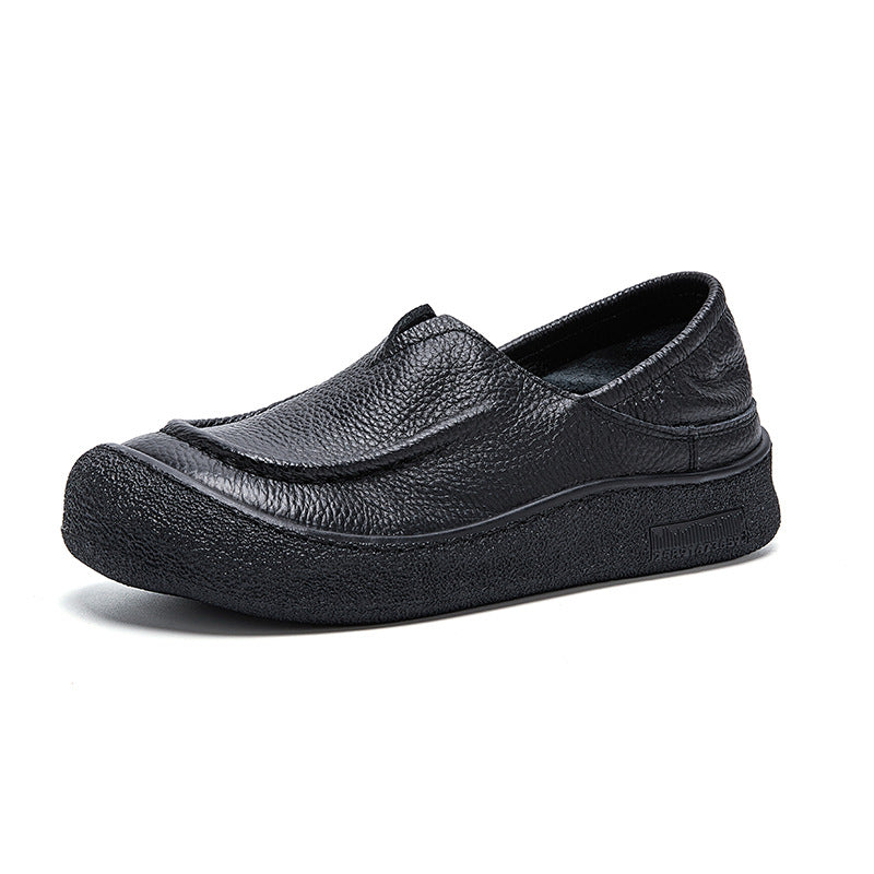 Zapatos casuales de cuero 100% genuino