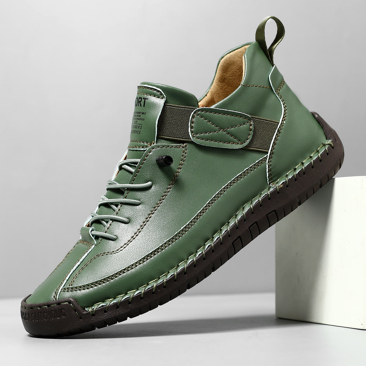 [100% piel de vacuno] Zapatos de hombre de suela blanda