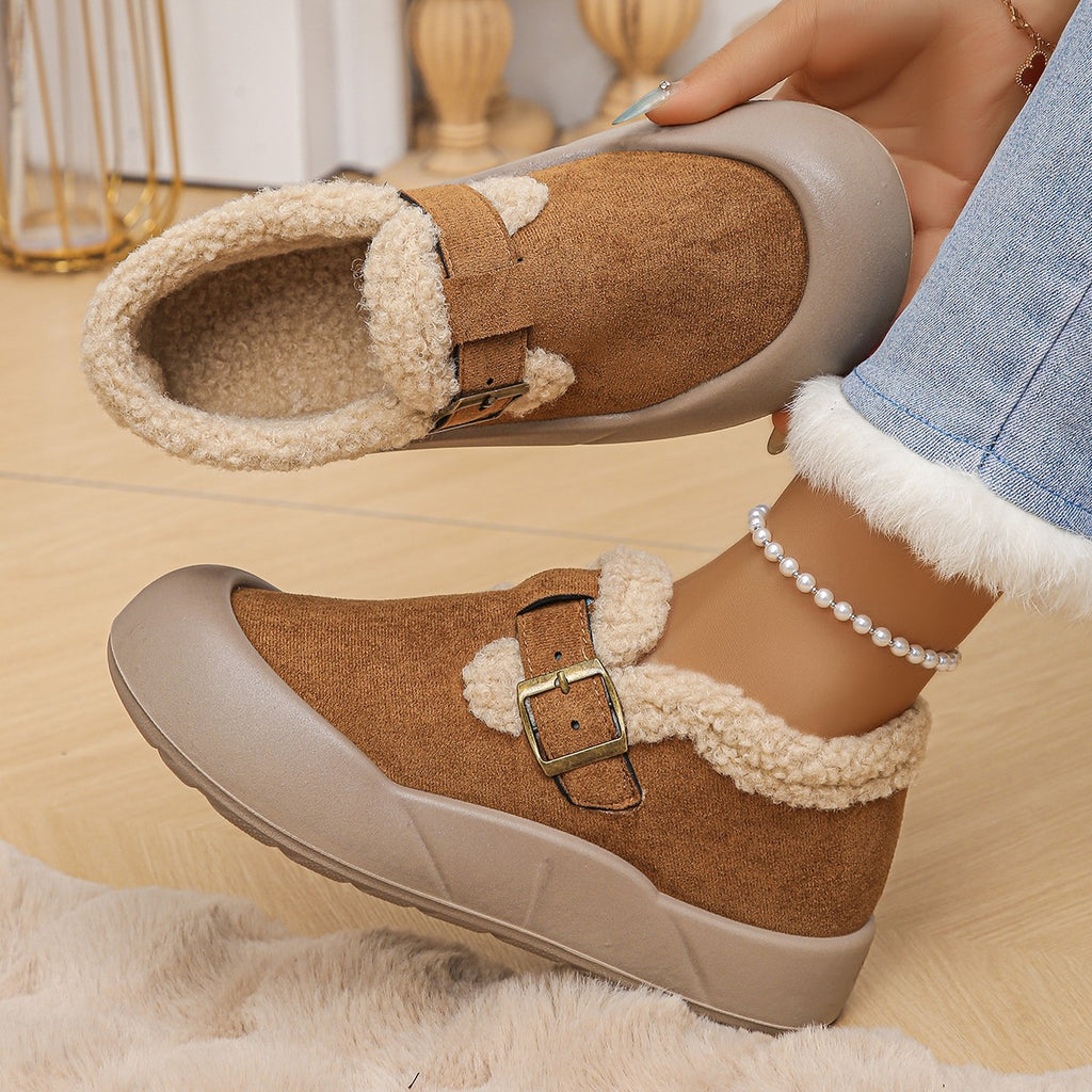 Zapatos de Invierno para Mujer con Forro Afelpado