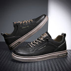 Zapatillas planas blancas para hombre