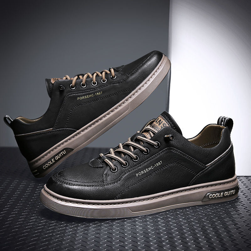 Zapatillas planas blancas para hombre