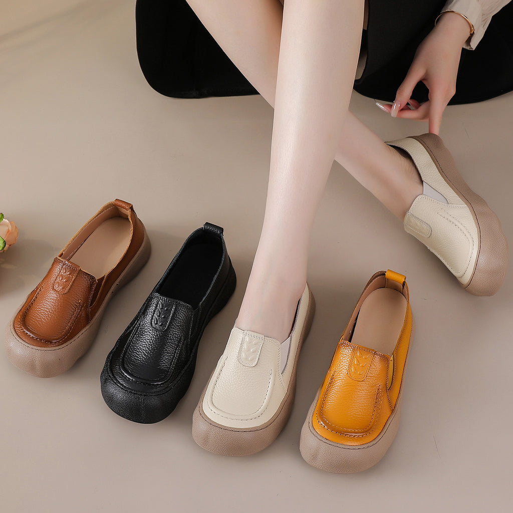 Zapatos de Piel Suave con Estilo