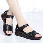 Sandalias de piel de vacuno antideslizantes