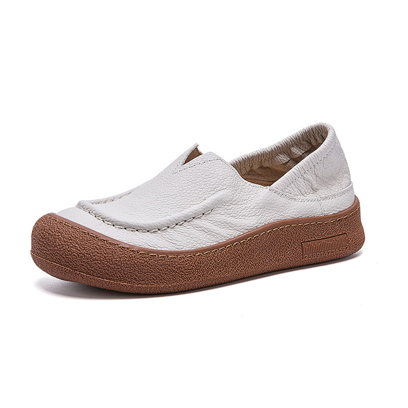 Zapatos casuales de cuero 100% genuino