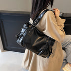 Bolso Negro Grande para Mujer Elegante y Moderno