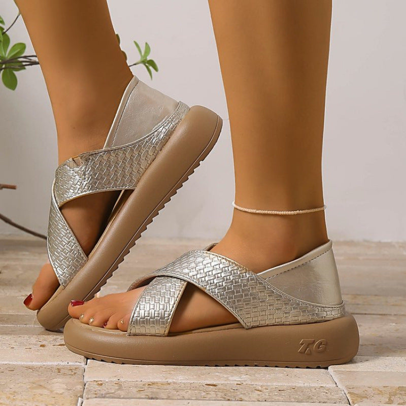 Sandalias de plataforma versátiles
