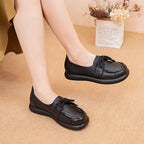 [100% Cuero]zapatos planos