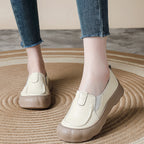 Zapatos de suela blanda 100% de cuero genuino
