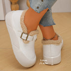 Zapatos de Invierno para Mujer con Forro Afelpado