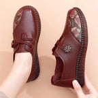 2025 Zapatos de piel de vacuno con suela blanda
