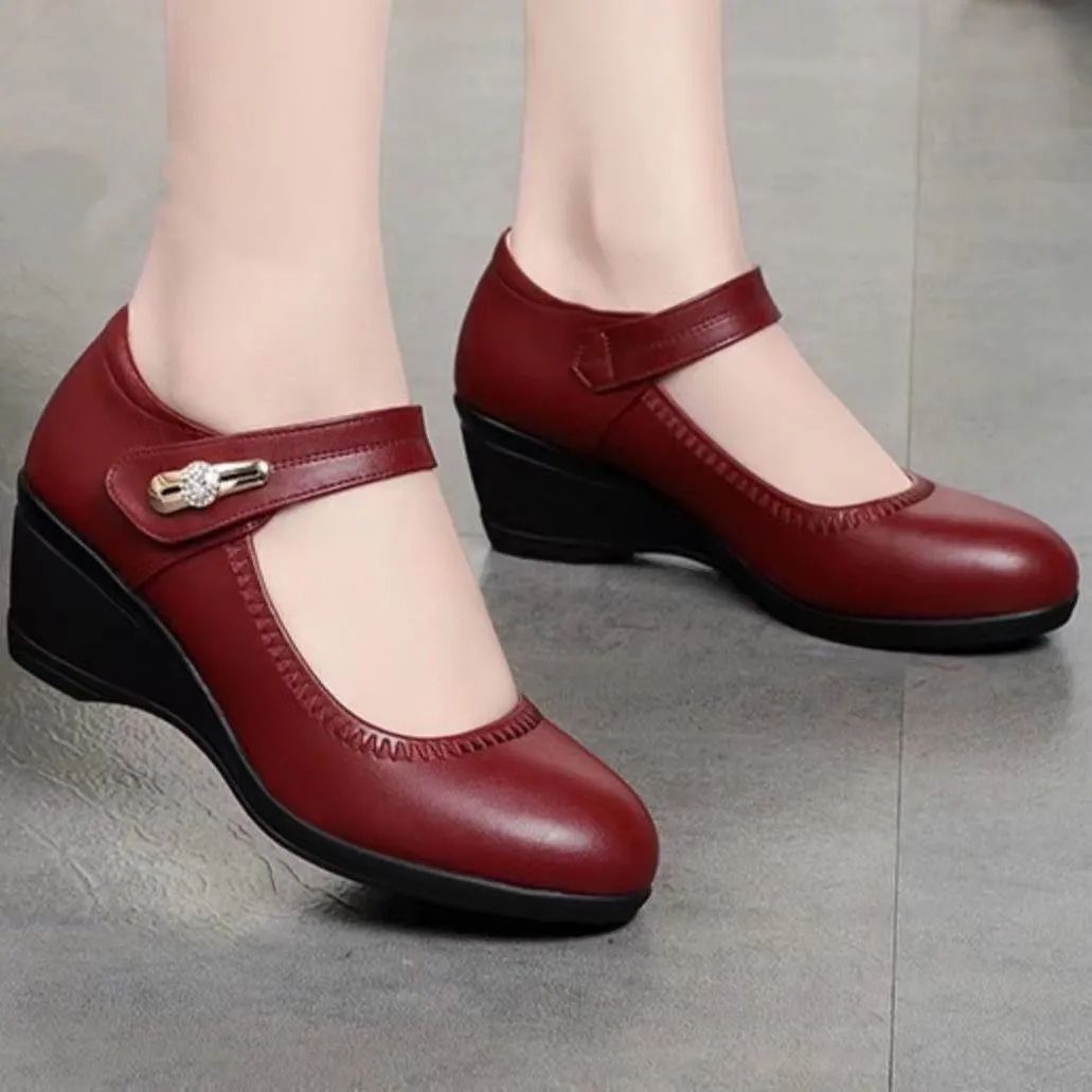 Zapatos de piel de suela blanda de alta calidad