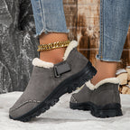 Zapatos ortopédicos térmicos con forro de felpa