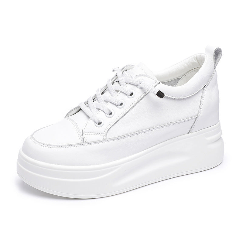 Zapatos de plataforma de cuero