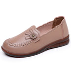 Zapatos cuero suave antideslizante